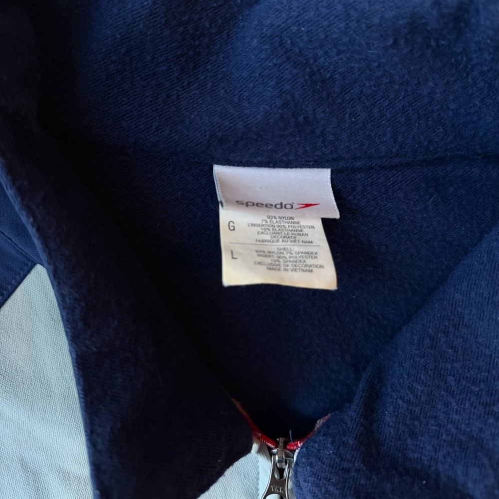 Speedo Dark Blue and Light Blue Jacket - Picture 2 of 2